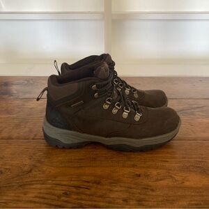Men's Brown Hiking Boots Mens Hiking Shoe Ozark Trail Boot work Outdoors